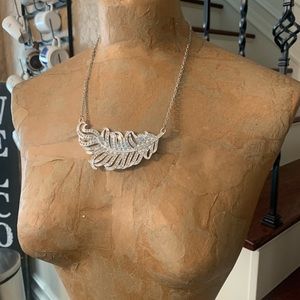 Feather Statement necklace